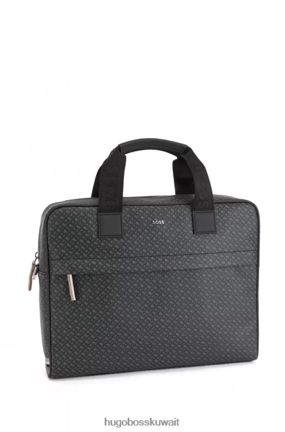 4TFNJN483 أسود Hugo Boss حافظة المستندات بايرون 50472941 أسود