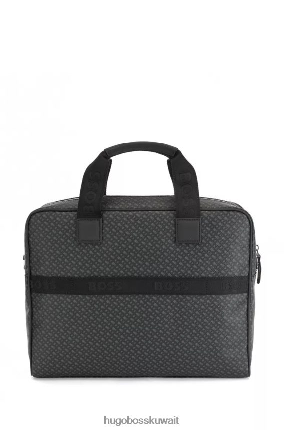 4TFNJN483 أسود Hugo Boss حافظة المستندات بايرون 50472941 أسود