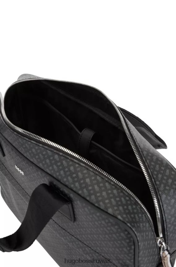4TFNJN483 أسود Hugo Boss حافظة المستندات بايرون 50472941 أسود