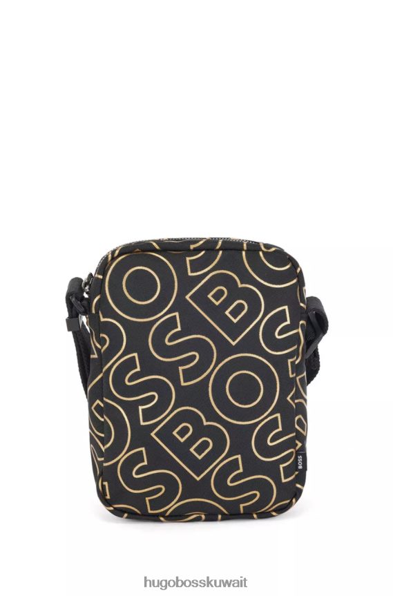 4TFNJN484 أسود Hugo Boss حقيبة المراسل كاتش 50475669 باللون الأسود