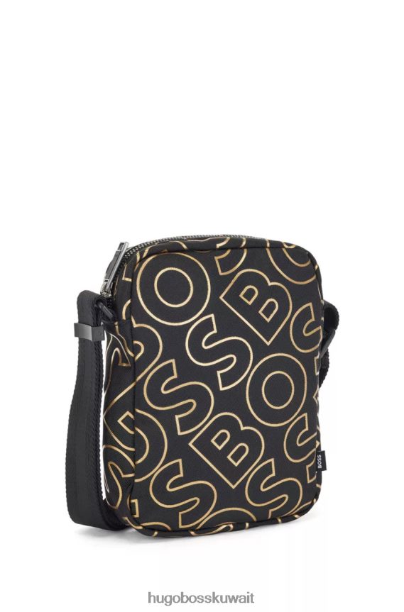 4TFNJN484 أسود Hugo Boss حقيبة المراسل كاتش 50475669 باللون الأسود