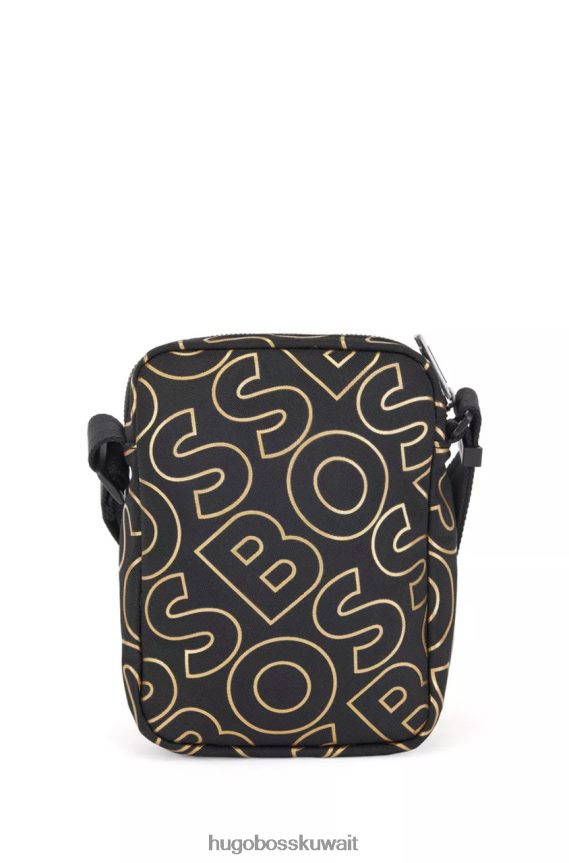 4TFNJN484 أسود Hugo Boss حقيبة المراسل كاتش 50475669 باللون الأسود