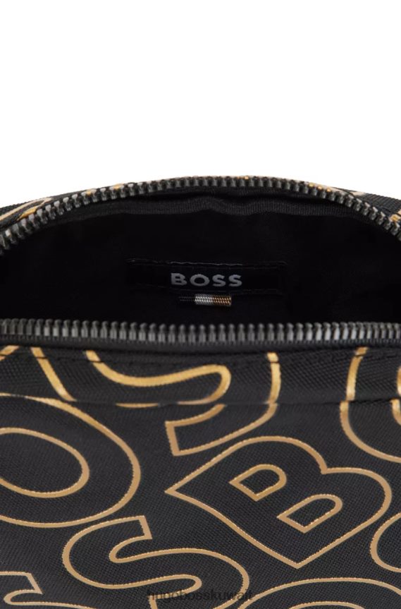 4TFNJN484 أسود Hugo Boss حقيبة المراسل كاتش 50475669 باللون الأسود