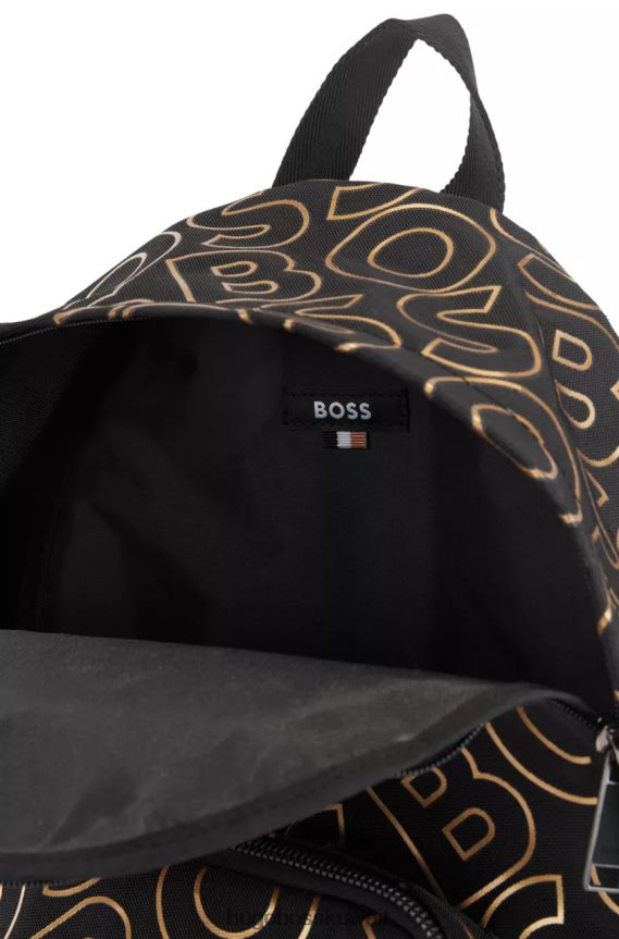 4TFNJN485 أسود Hugo Boss حقيبة ظهر 50475565 سوداء