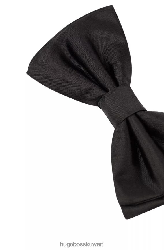 4TFNJN488 أسود Hugo Boss ربطة عنق على شكل حرف H رقم 50480280 باللون الأسود