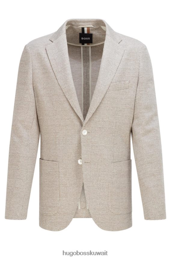 4TFNJN48 اللون البيج Hugo Boss معطف رياضي سي جاي 50469066 بيج