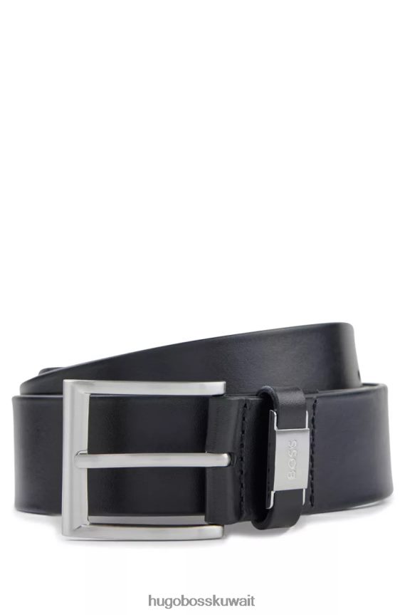 4TFNJN490 أسود/بني Hugo Boss حزام كونيو 50475116 أسود