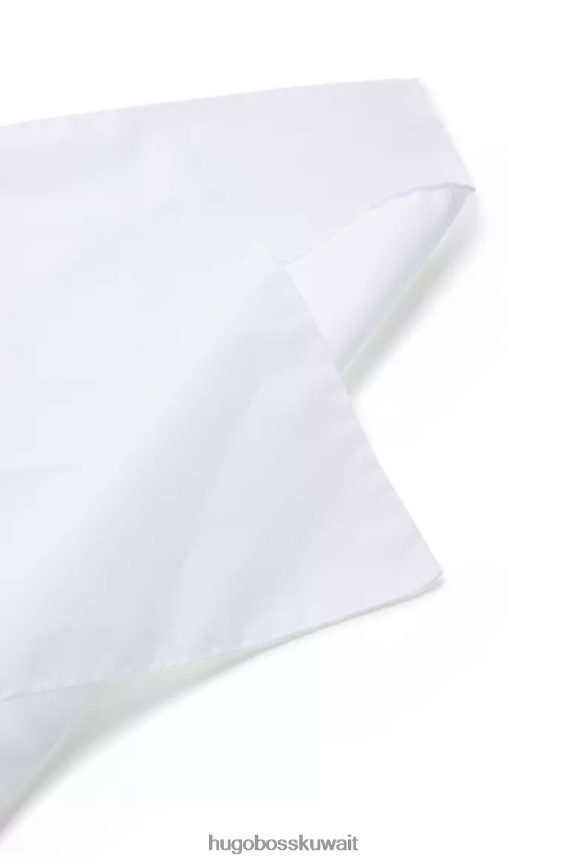 4TFNJN493 أبيض Hugo Boss جيب على شكل حرف H مربع رقم 50480268 أبيض