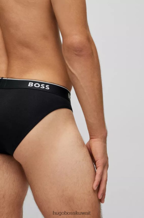 4TFNJN494 أسود / أبيض / رمادي Hugo Boss ملخصات 3P رقم الطاقة 50475273، أسود
