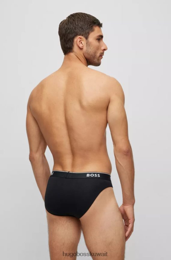 4TFNJN494 أسود / أبيض / رمادي Hugo Boss ملخصات 3P رقم الطاقة 50475273، أسود