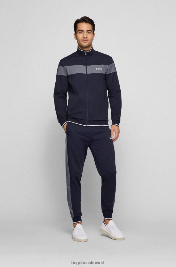 4TFNJN4955 أبيض Hugo Boss شبشب هوغو محبوك مع كعب قابل للطي باللون الأبيض