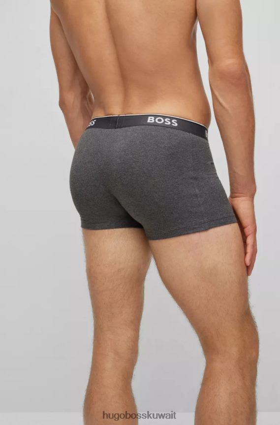 4TFNJN497 أسود / أبيض / رمادي / أزرق Hugo Boss جذوع 3P رقم الطاقة 50475274 أسود