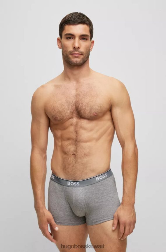 4TFNJN497 أسود / أبيض / رمادي / أزرق Hugo Boss جذوع 3P رقم الطاقة 50475274 أسود