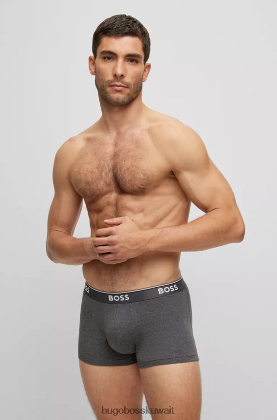 4TFNJN497 أسود / أبيض / رمادي / أزرق Hugo Boss جذوع 3P رقم الطاقة 50475274 أسود