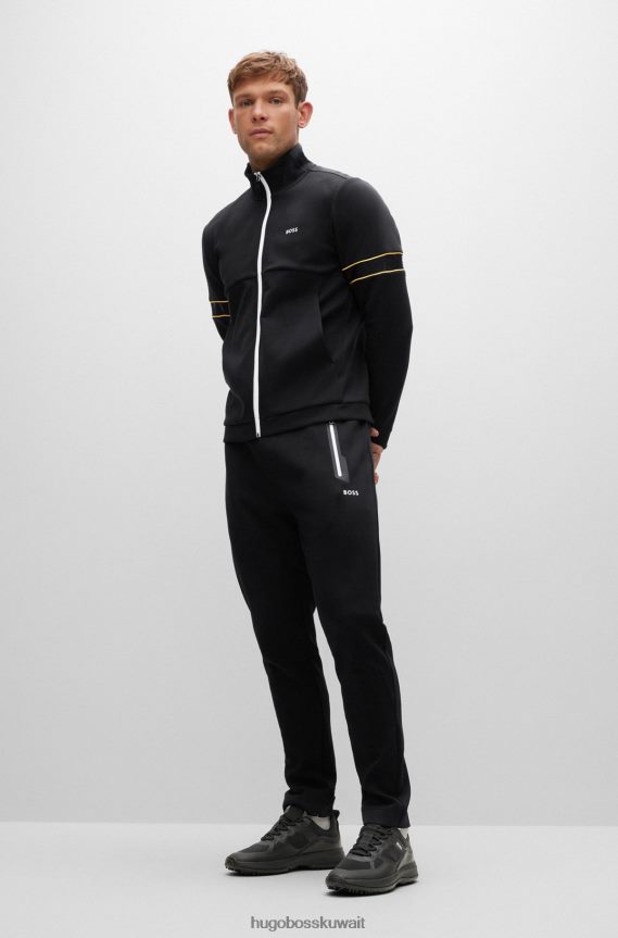 4TFNJN4980 أسود Hugo Boss حذاء جولف هوغو أسود اللون بنعل مطاطي