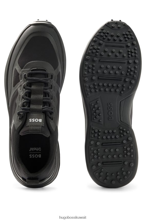 4TFNJN4980 أسود Hugo Boss حذاء جولف هوغو أسود اللون بنعل مطاطي