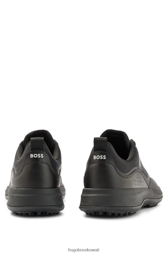 4TFNJN4980 أسود Hugo Boss حذاء جولف هوغو أسود اللون بنعل مطاطي