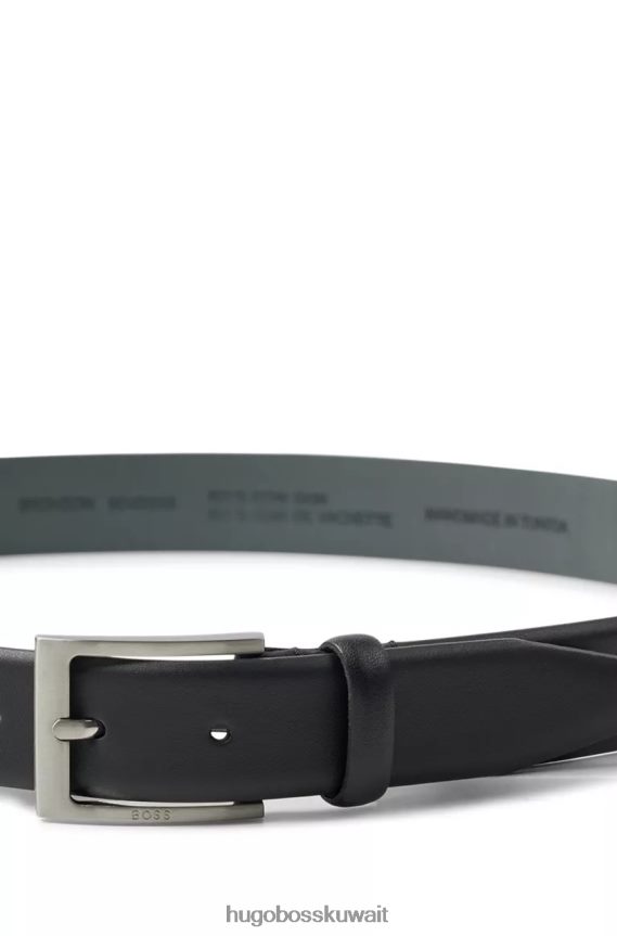 4TFNJN498 أسود Hugo Boss حزام بروندون رقم 50481068 أسود