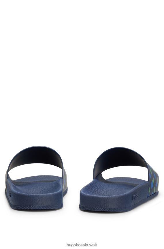 4TFNJN4995 أزرق غامق Hugo Boss شبشب Hugo باللون الأزرق الداكن مع وسادة قدم محيطية