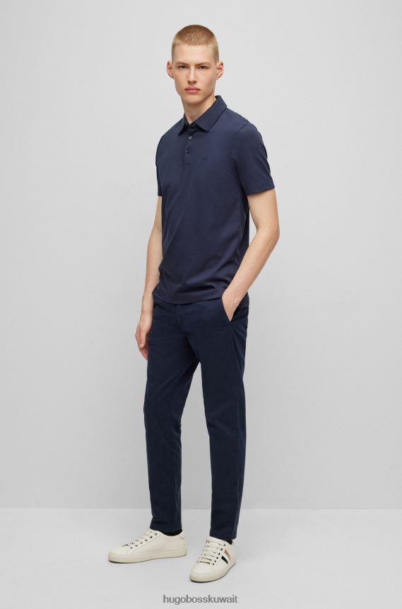 4TFNJN5049 أبيض Hugo Boss حذاء رياضي من الجلد الأبيض الإيطالي الصنع مع شريط هوغو المميز