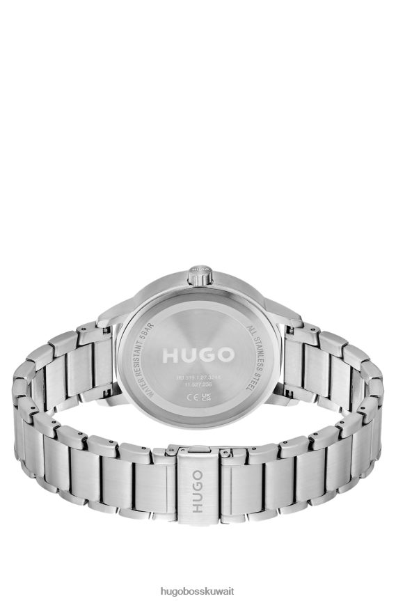 4TFNJN5079 حزمة مسبقة متنوعة Hugo Boss ساعة هوغو بسوار مع مينا سوداء وحزمة مسبقة متنوعة