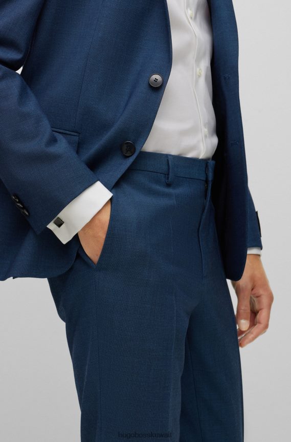 4TFNJN5094 أسود Hugo Boss أزرار أكمام مربعة مع قلب المينا الملون باللون الأسود