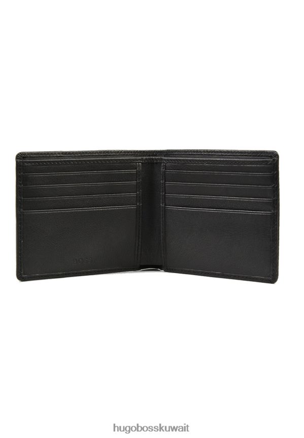 4TFNJN516 أسود Hugo Boss مجموعة هدايا المحفظة 50470832 باللون الأسود