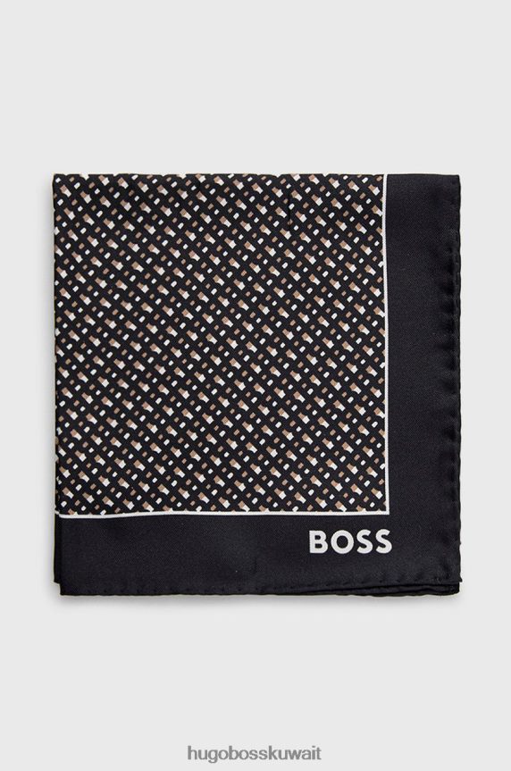 4TFNJN521 أسود Hugo Boss ح جيب مربع 50471682 أسود