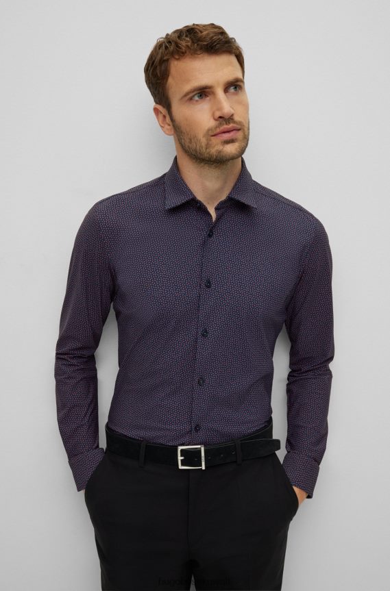 4TFNJN5250 أسود Hugo Boss حزام من جلد الغزال هوغو أسود مع إبزيم مربع وشعار محفور