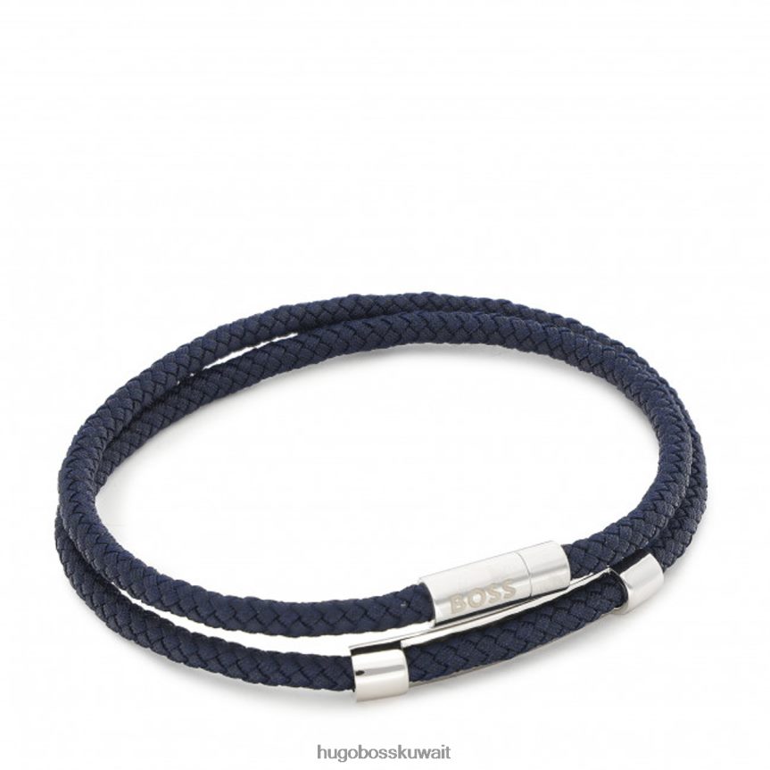 4TFNJN525 القوات البحرية Hugo Boss سوار بيلين 50470700 البحرية