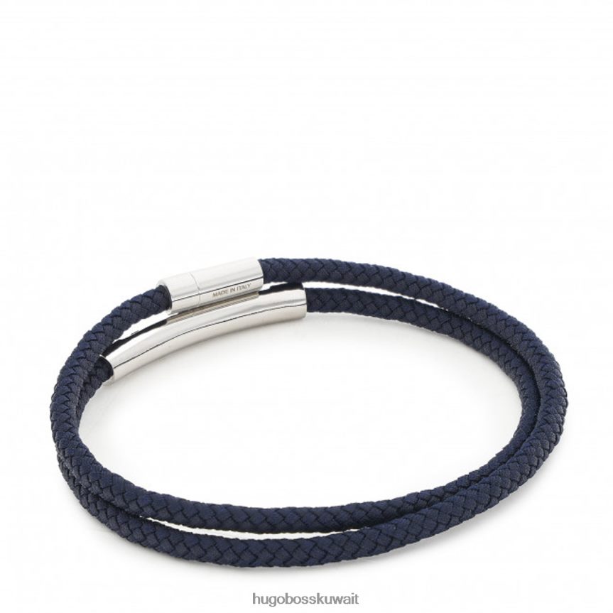 4TFNJN525 القوات البحرية Hugo Boss سوار بيلين 50470700 البحرية