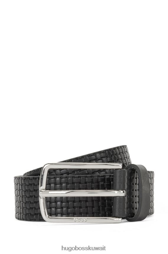 4TFNJN527 أسود/بني/بني غامق Hugo Boss تشاك الحزام 50471149 أسود