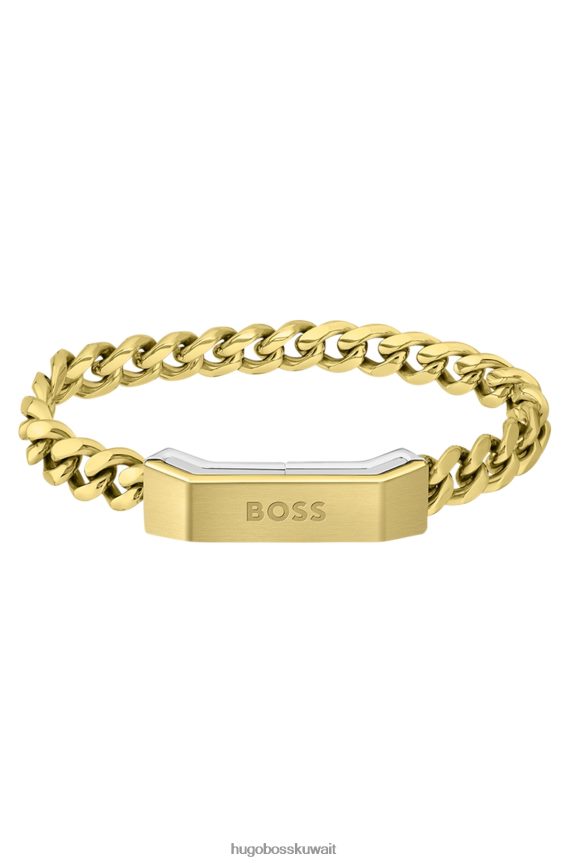 4TFNJN5291 حزمة مسبقة متنوعة Hugo Boss سوار سلسلة من Hugo متنوع مسبقًا مع إغلاق مغناطيسي يحمل العلامة التجارية: صغير