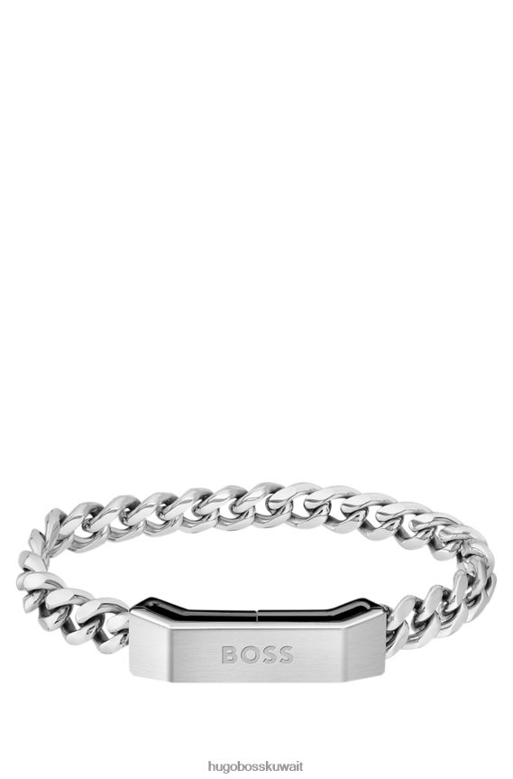 4TFNJN5292 حزمة مسبقة متنوعة Hugo Boss سوار سلسلة Hugo مع إغلاق مغناطيسي يحمل العلامة التجارية: عبوة صغيرة متنوعة مسبقًا