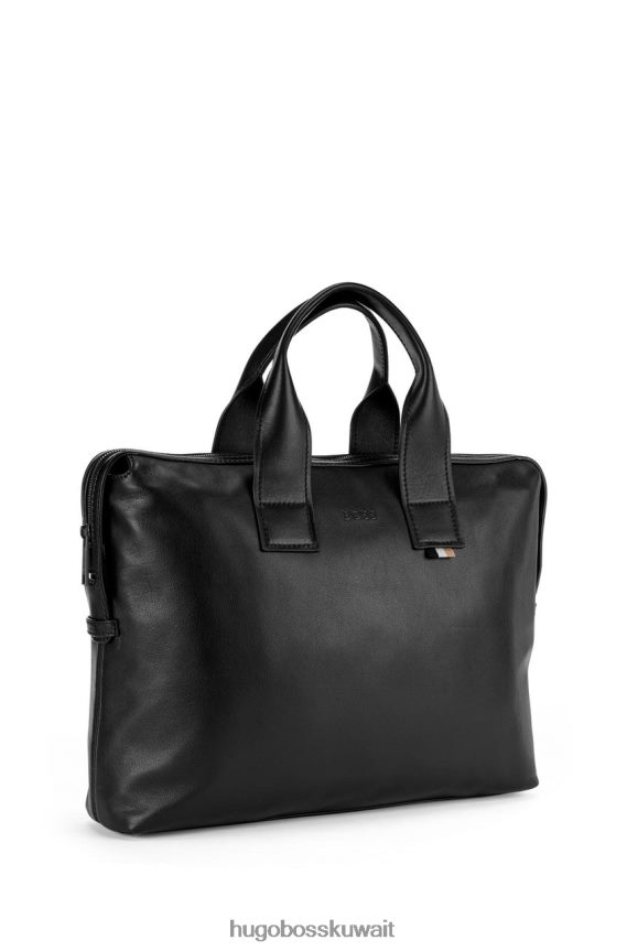 4TFNJN535 أسود Hugo Boss حافظة مستندات سيتي لوكس 50470915، أسود