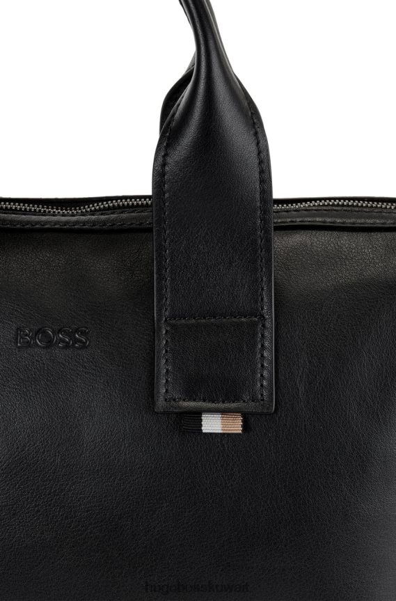 4TFNJN535 أسود Hugo Boss حافظة مستندات سيتي لوكس 50470915، أسود