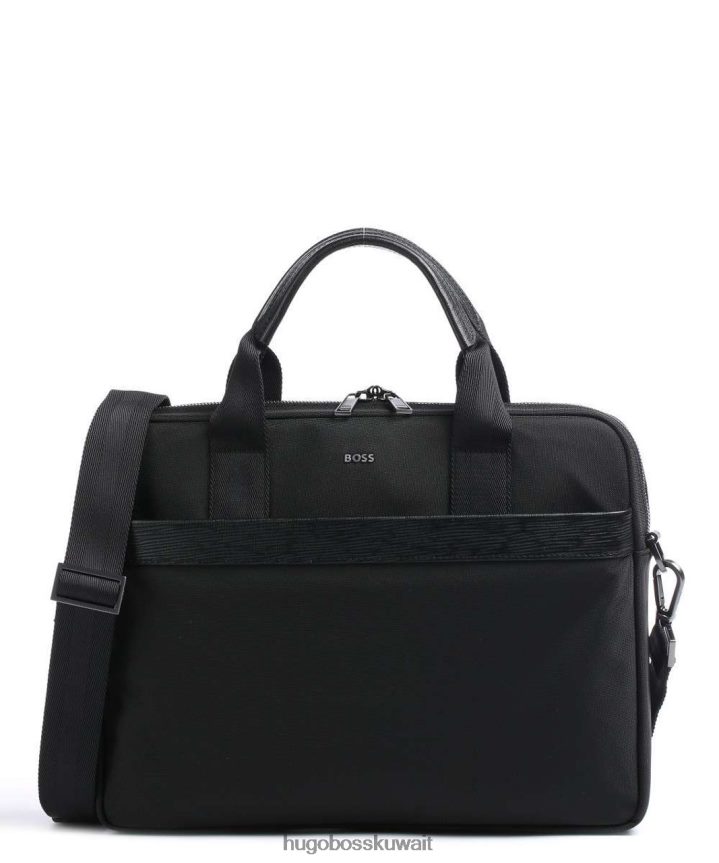 4TFNJN536 أسود Hugo Boss حقيبة المستندات درجة أولى 50470949 أسود