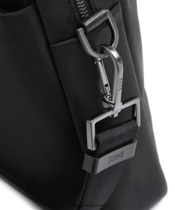 4TFNJN536 أسود Hugo Boss حقيبة المستندات درجة أولى 50470949 أسود