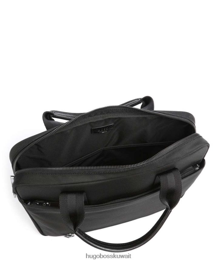 4TFNJN536 أسود Hugo Boss حقيبة المستندات درجة أولى 50470949 أسود