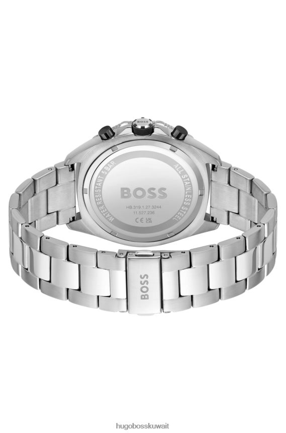 4TFNJN5381 حزمة مسبقة متنوعة Hugo Boss ساعة كرونوغراف بسوار رابط مع إطار هندسي من Hugo حزمة مسبقة متنوعة