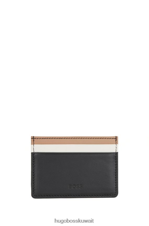 4TFNJN538 أسود Hugo Boss حامل البطاقة ماجستيك 50470820 أسود