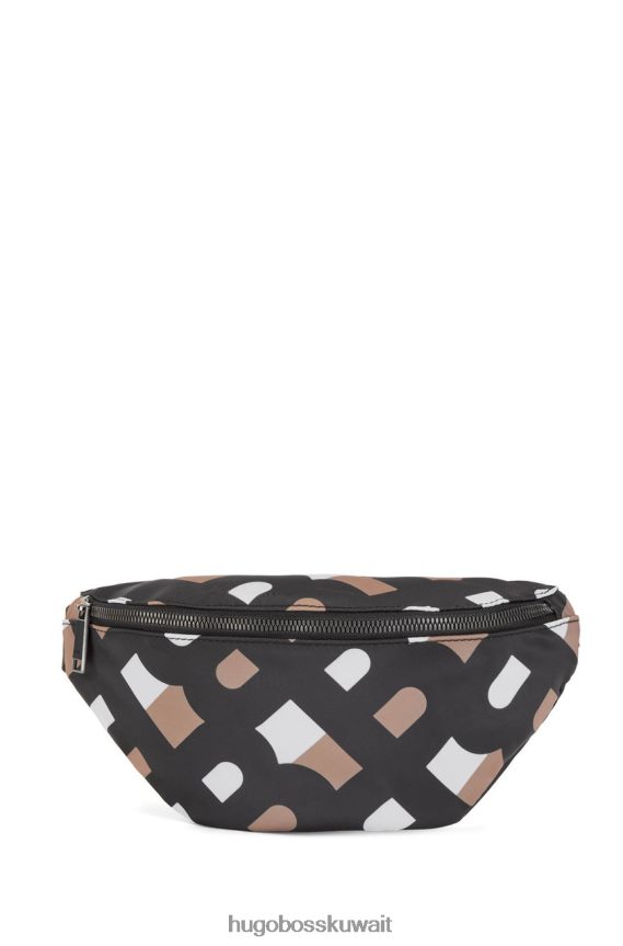 4TFNJN541 منقوشة Hugo Boss حقيبة حزام الصيد 50471524 منقوشة