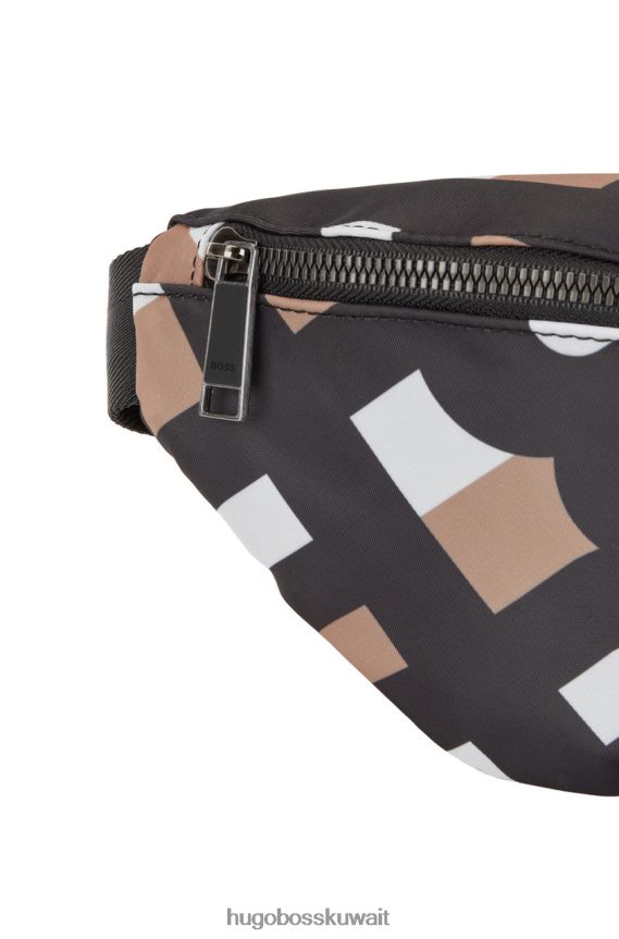 4TFNJN541 منقوشة Hugo Boss حقيبة حزام الصيد 50471524 منقوشة