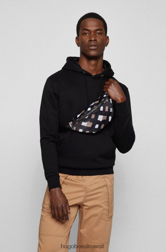 4TFNJN541 منقوشة Hugo Boss حقيبة حزام الصيد 50471524 منقوشة