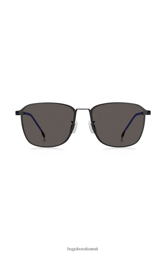 4TFNJN5450 حزمة مسبقة متنوعة Hugo Boss نظارات شمسية سوداء متنوعة من Hugo مصنوعة مسبقًا من الفولاذ المقاوم للصدأ مع أكمام بلاستيكية زرقاء