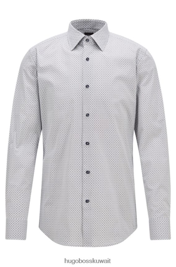 4TFNJN54 أزرق غامق Hugo Boss قميص الحافلة h-hank 50469418 أزرق داكن