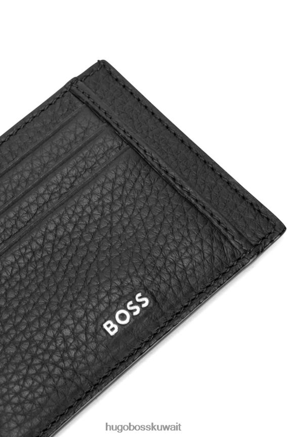 4TFNJN550 أسود/كحلي Hugo Boss حامل البطاقة كروستاون 50470465، أسود