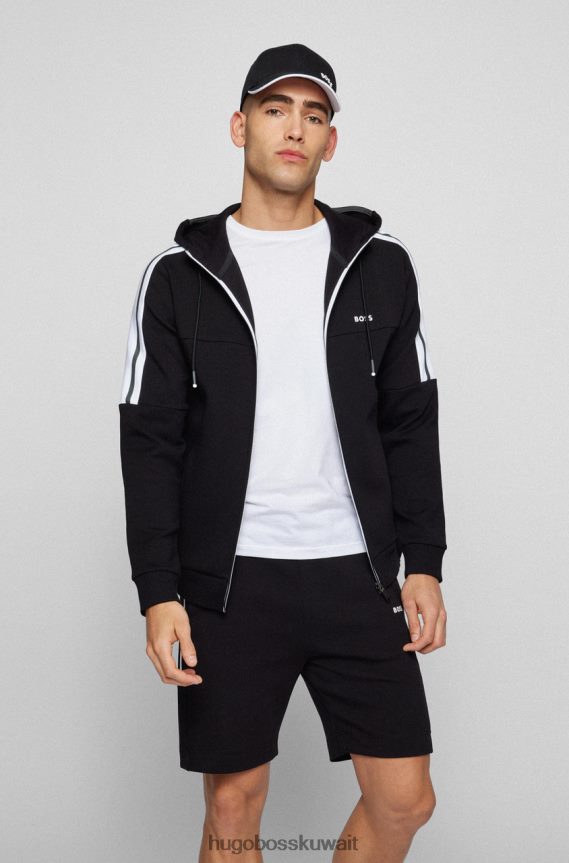 4TFNJN551 أسود/أبيض/كحلي/ذهبي/أحمر/رمادي/طبيعي/وردي ساطع Hugo Boss قبعة منحنية 50468257 أسود