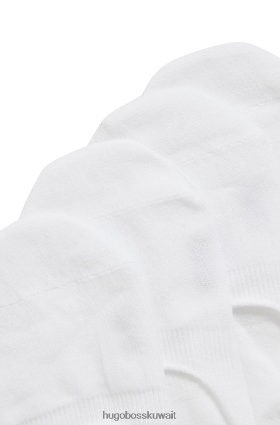 4TFNJN552 أسود/أبيض Hugo Boss بطانة حذاء 2P 50469772 أسود