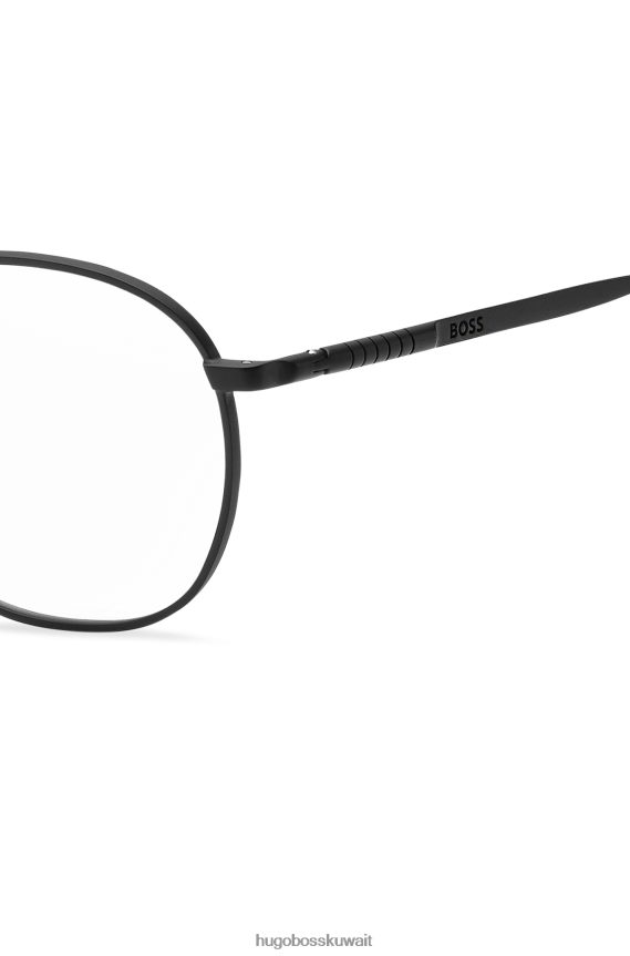 4TFNJN5572 حزمة مسبقة متنوعة Hugo Boss إطارات بصرية متنوعة من هوغو باللون الأسود والتيتانيوم مع أذرع أنبوبية